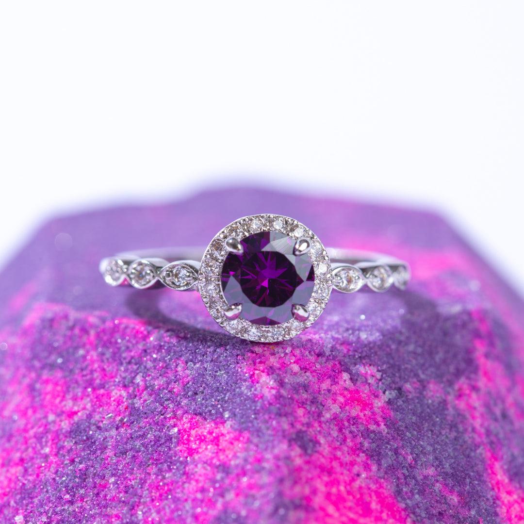 Amethyst - February Birthstone Collection - Candle and Bath Bomb Set