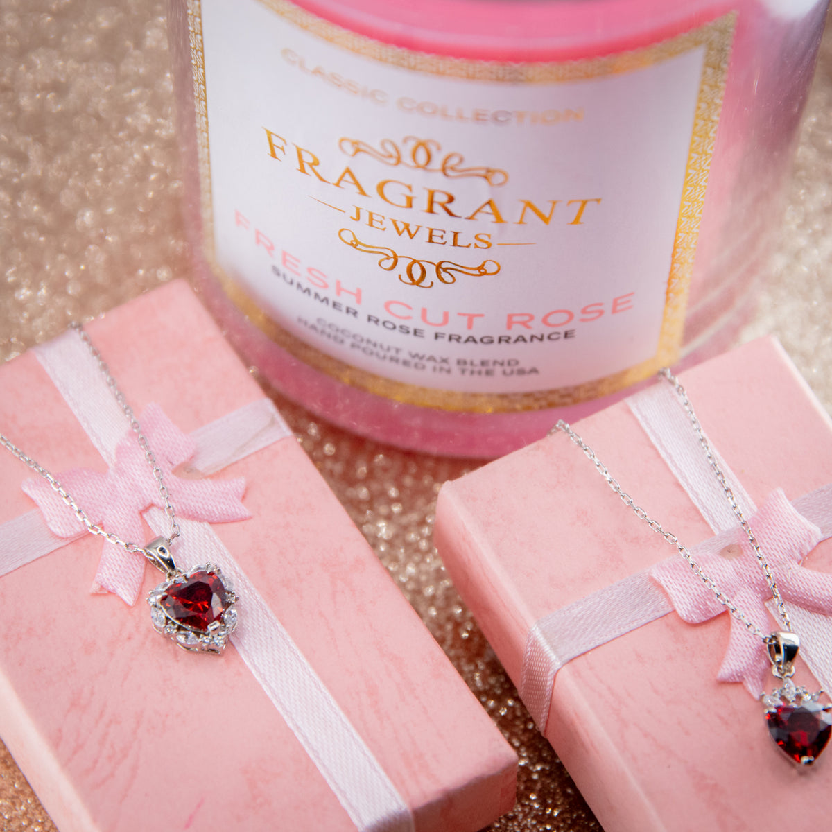 Fresh Cut Rose - Candle and Bath Bomb Set