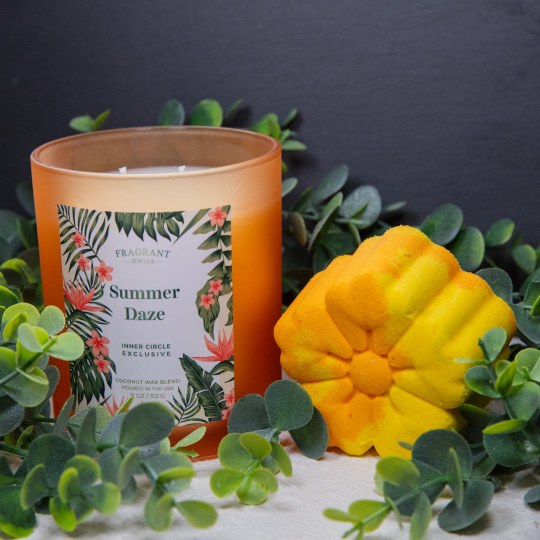 Summer Daze - Candle and Bath Bomb Set - Subscription Box