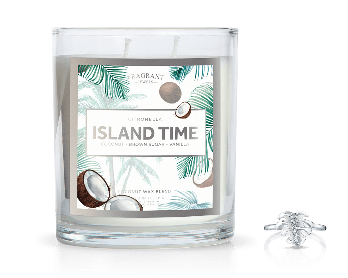 Island Time - Coconut - Jewel Candle
