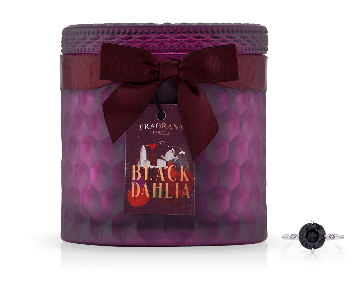 Black Dahlia - Satin Collection - Jewel Candle