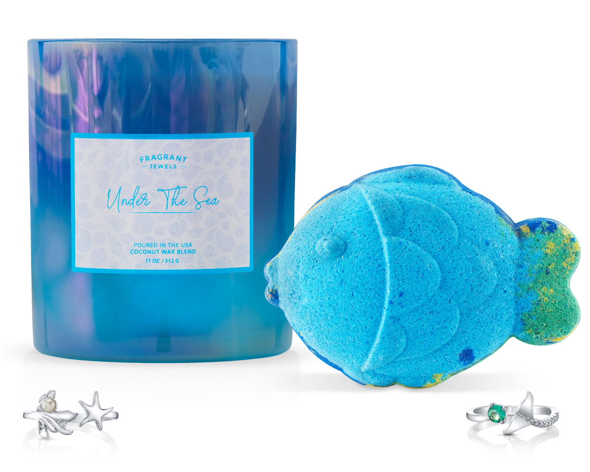 Under The Sea - Candle and Bath Bomb Set