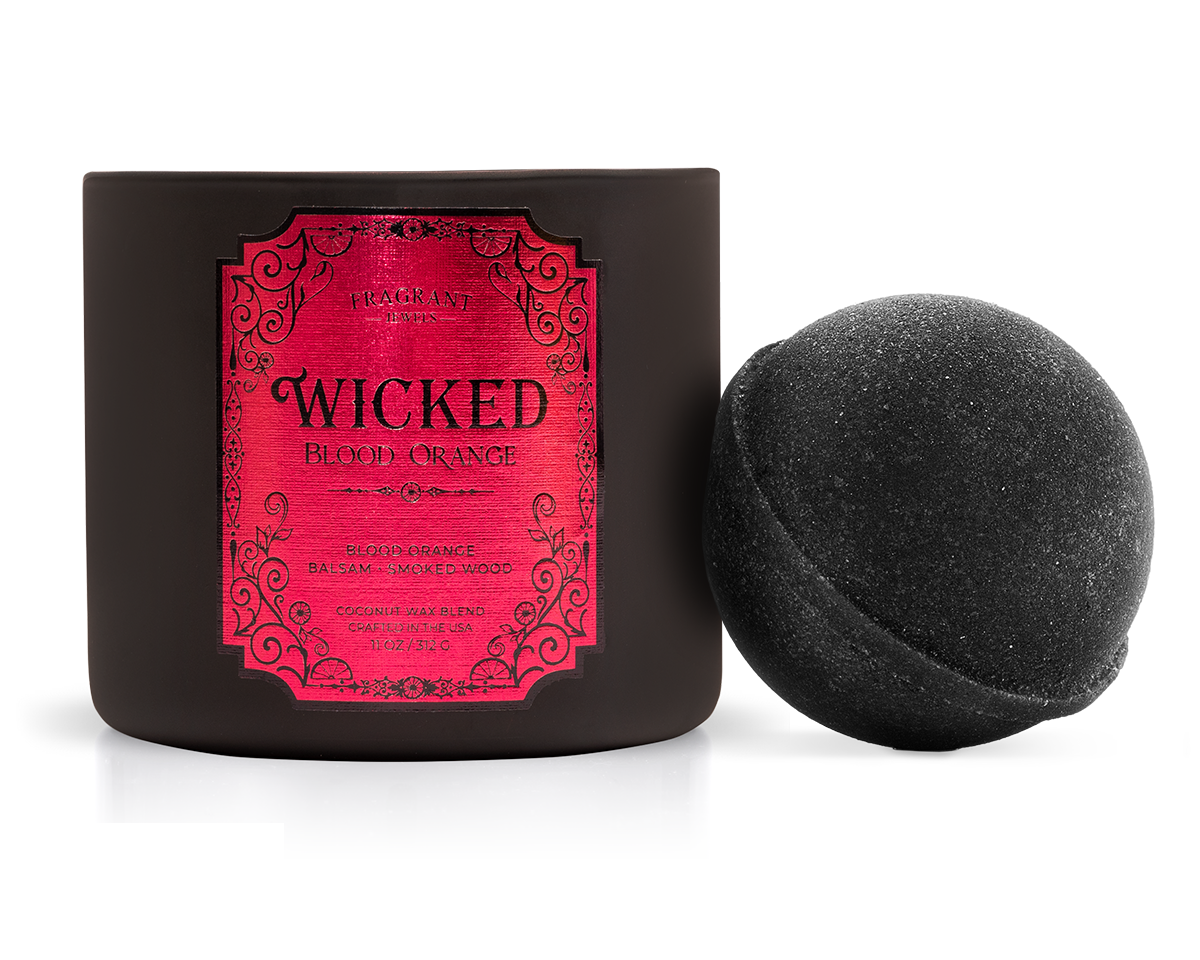 Wicked: Blood Orange - Candle and Bath Bomb Set (Without Jewelry)