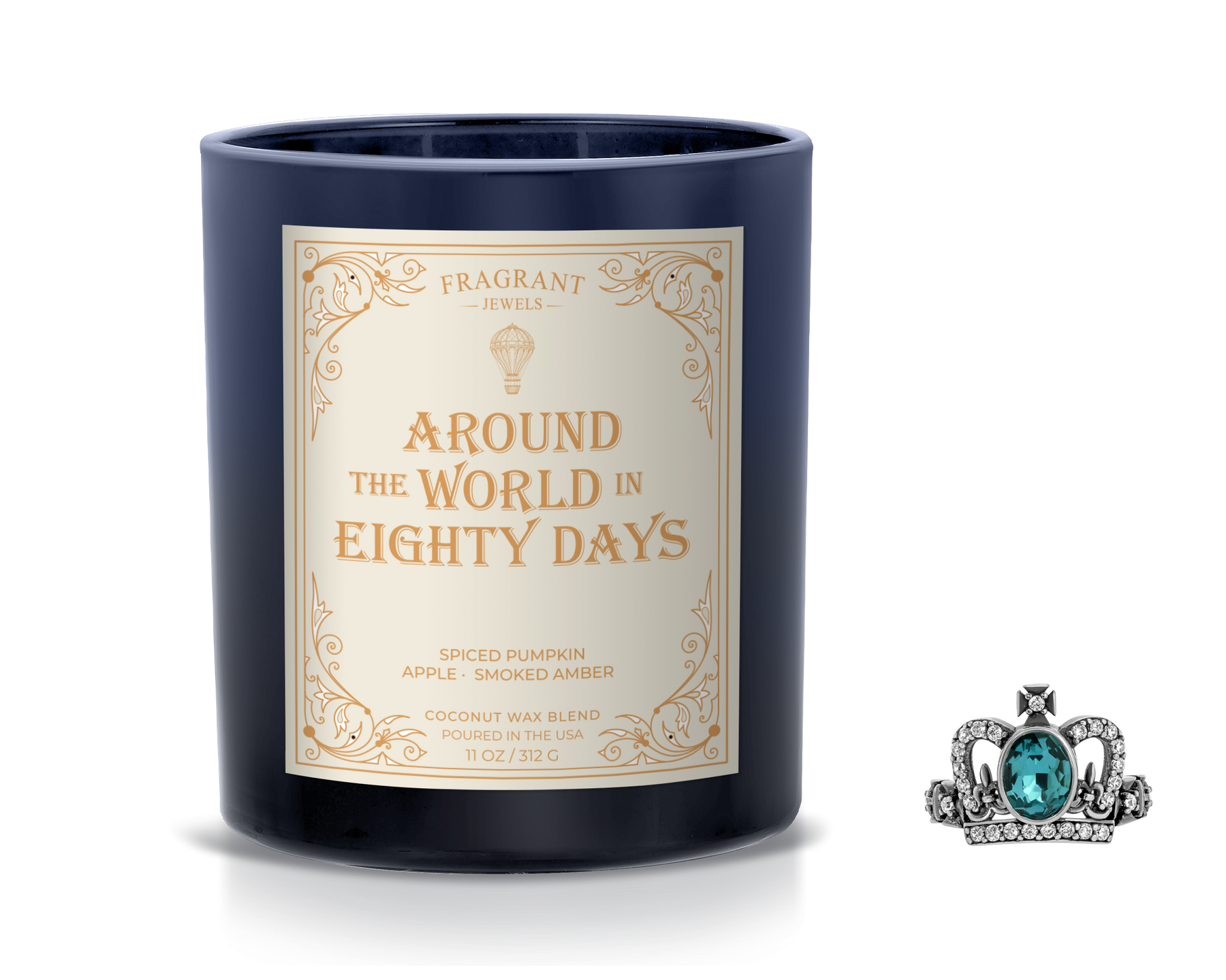 Around the World in 80 Days - Jewel Candle