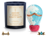 Around the World in 80 Days - Candle and Bath Bomb Set - Monthly Box