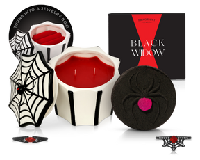 Black Widow - Candle and Bath Bomb Set