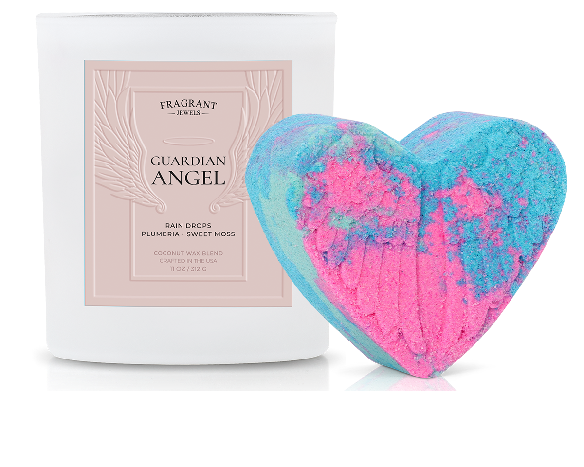 Guardian Angel - Candle and Bath Bomb Set (Without Jewelry)