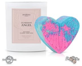 Guardian Angel - Candle and Bath Bomb Set