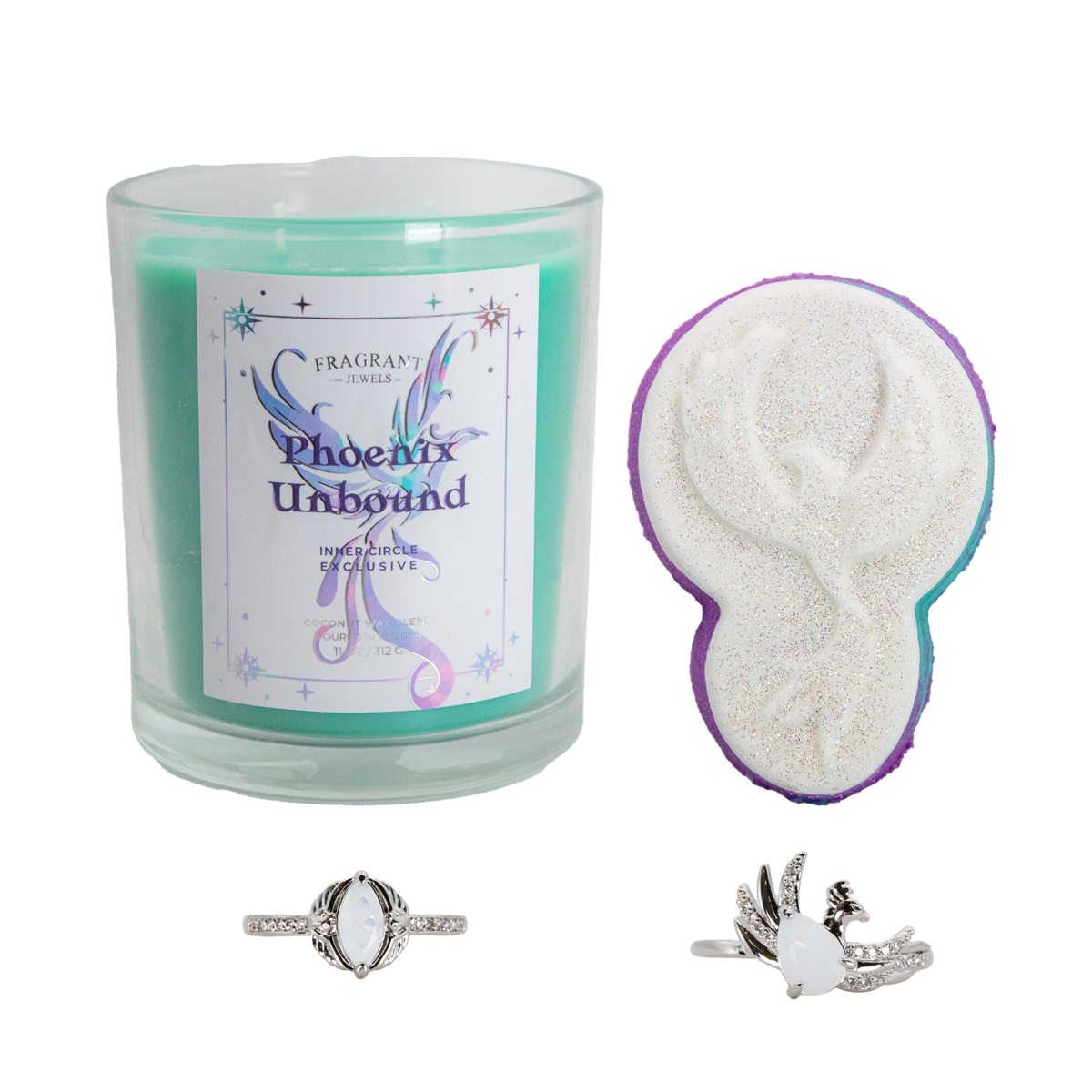 Phoenix Unbound - Candle and Bath Bomb Set - Subscription Box