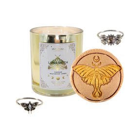 Luna Moth - Candle and Bath Bomb Set - Subscription Box