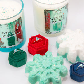 Winter Sparkle - Candle and Bath Bomb Set - Subscription Box