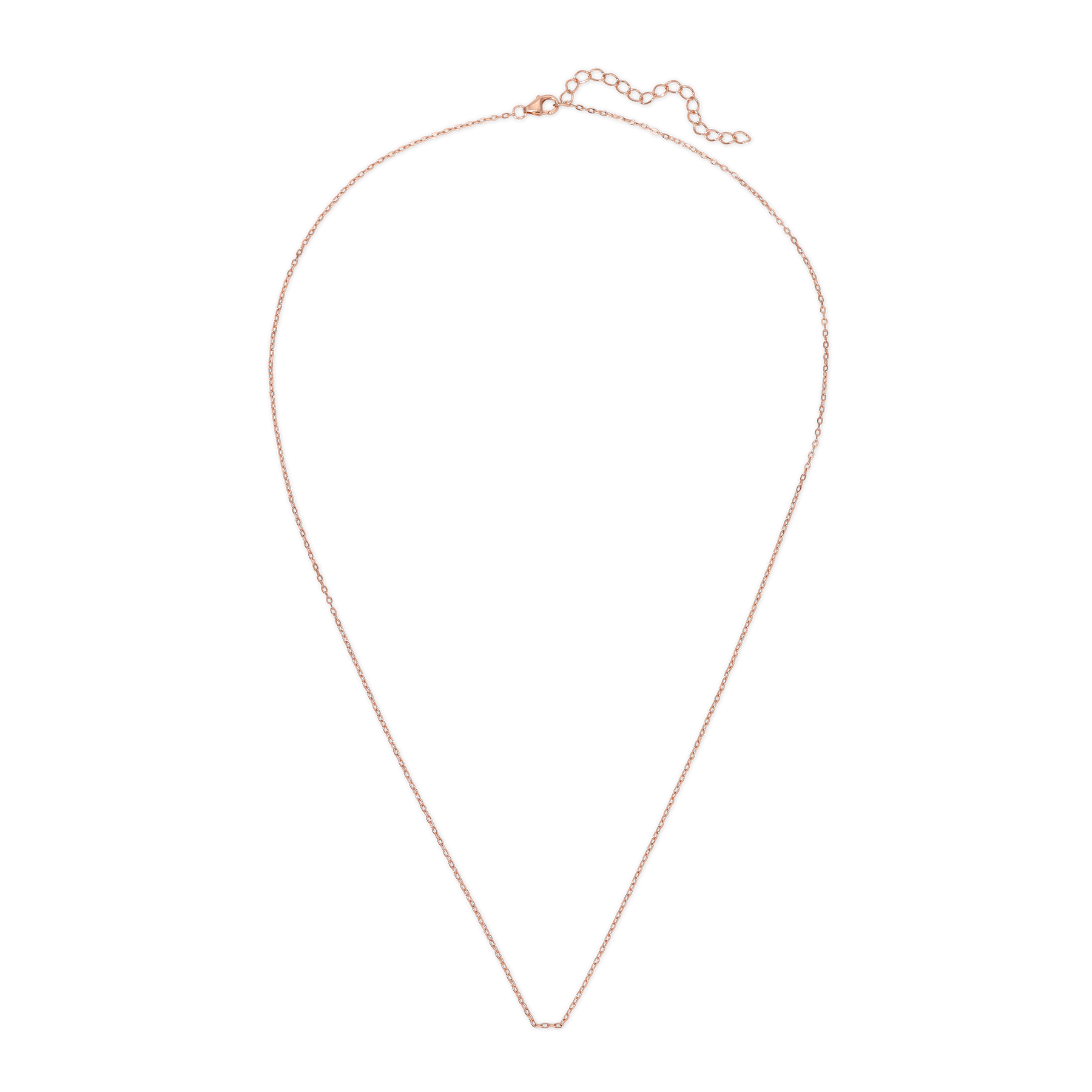 Flat Cable Chain (1.8mm) - Rose Gold