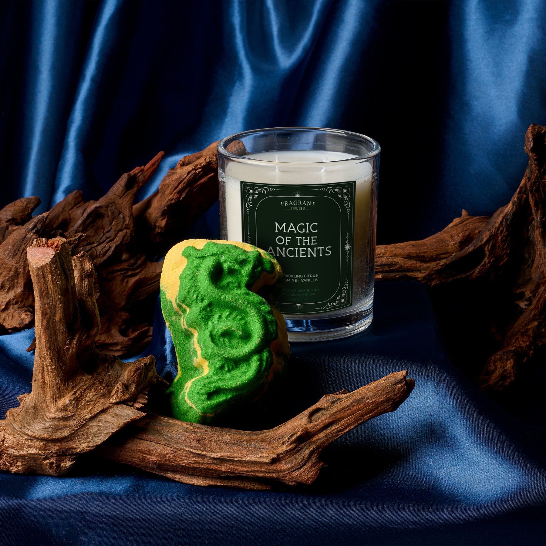 Magic of the Ancients - Candle and Bath Bomb Set