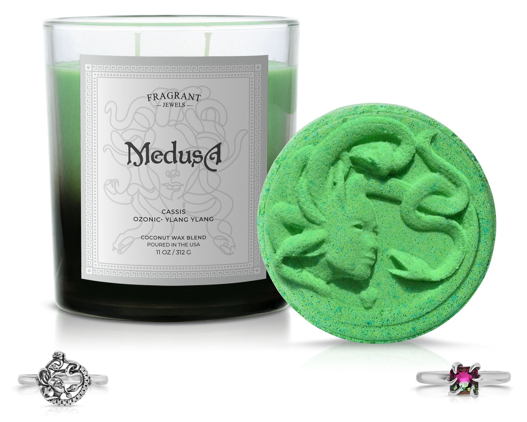Medusa - Candle and Bath Bomb Set