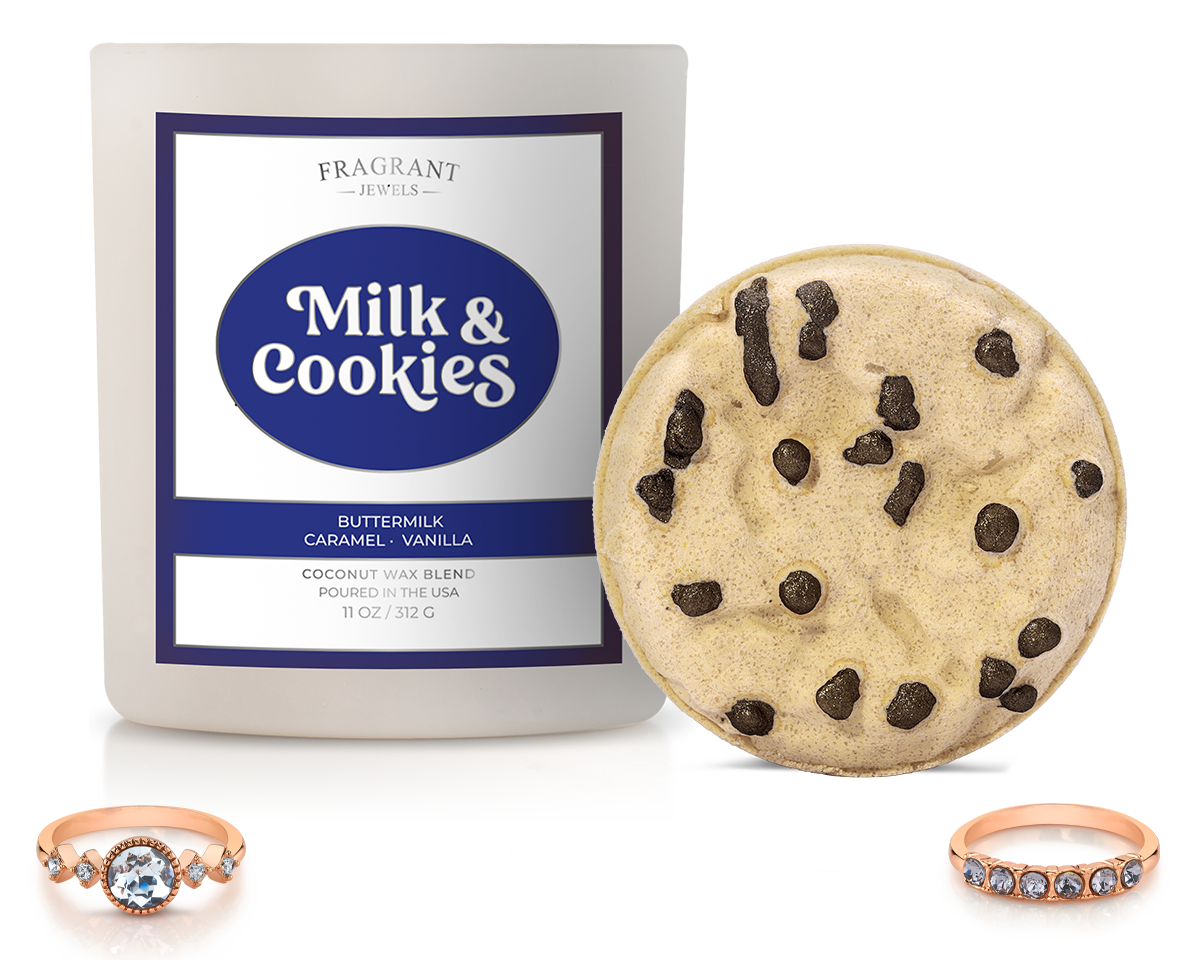 Milk & Cookies - Candle and Bath Bomb Set