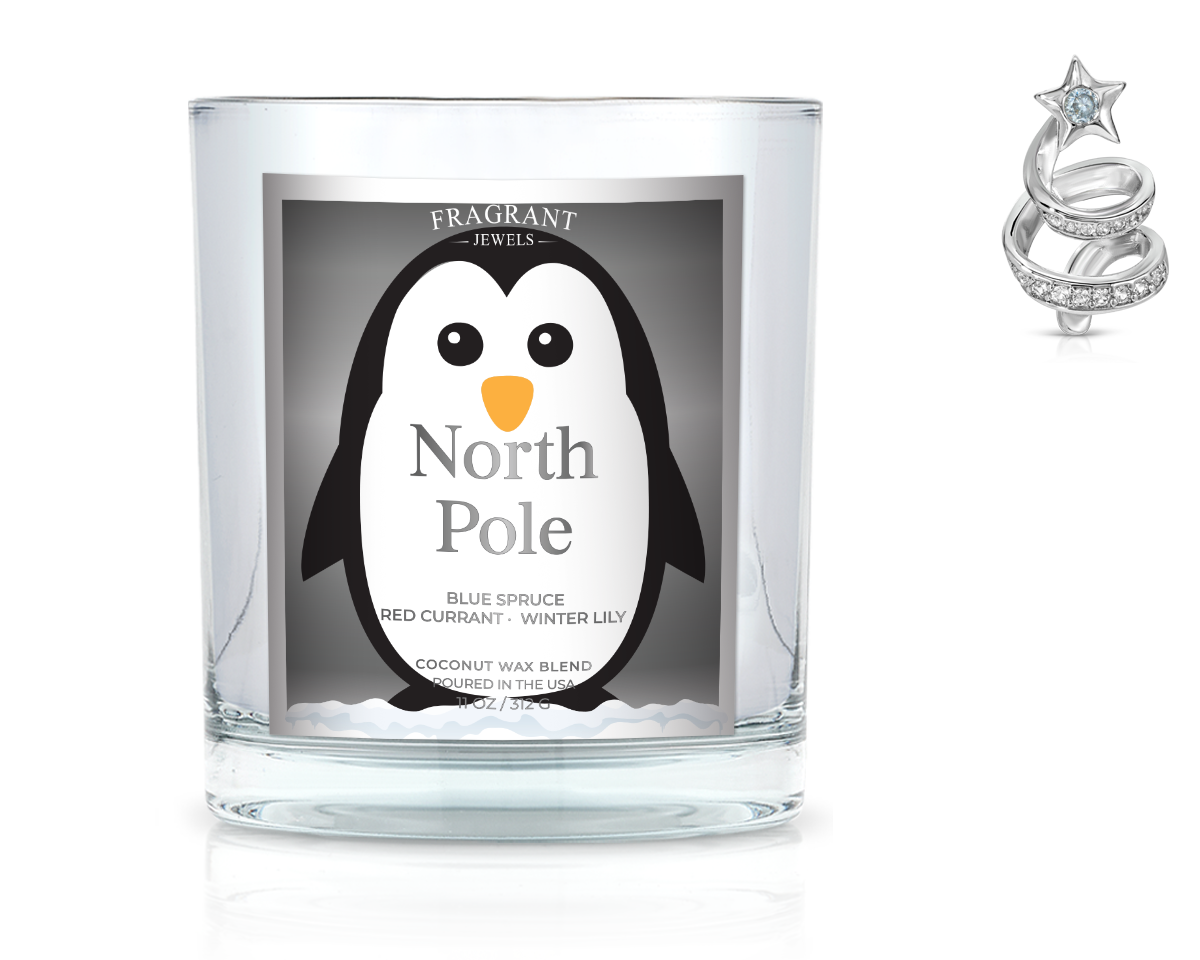 North Pole- Jewel Candle