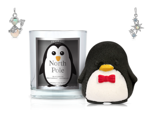 North Pole- Candle and Bath Bomb Set