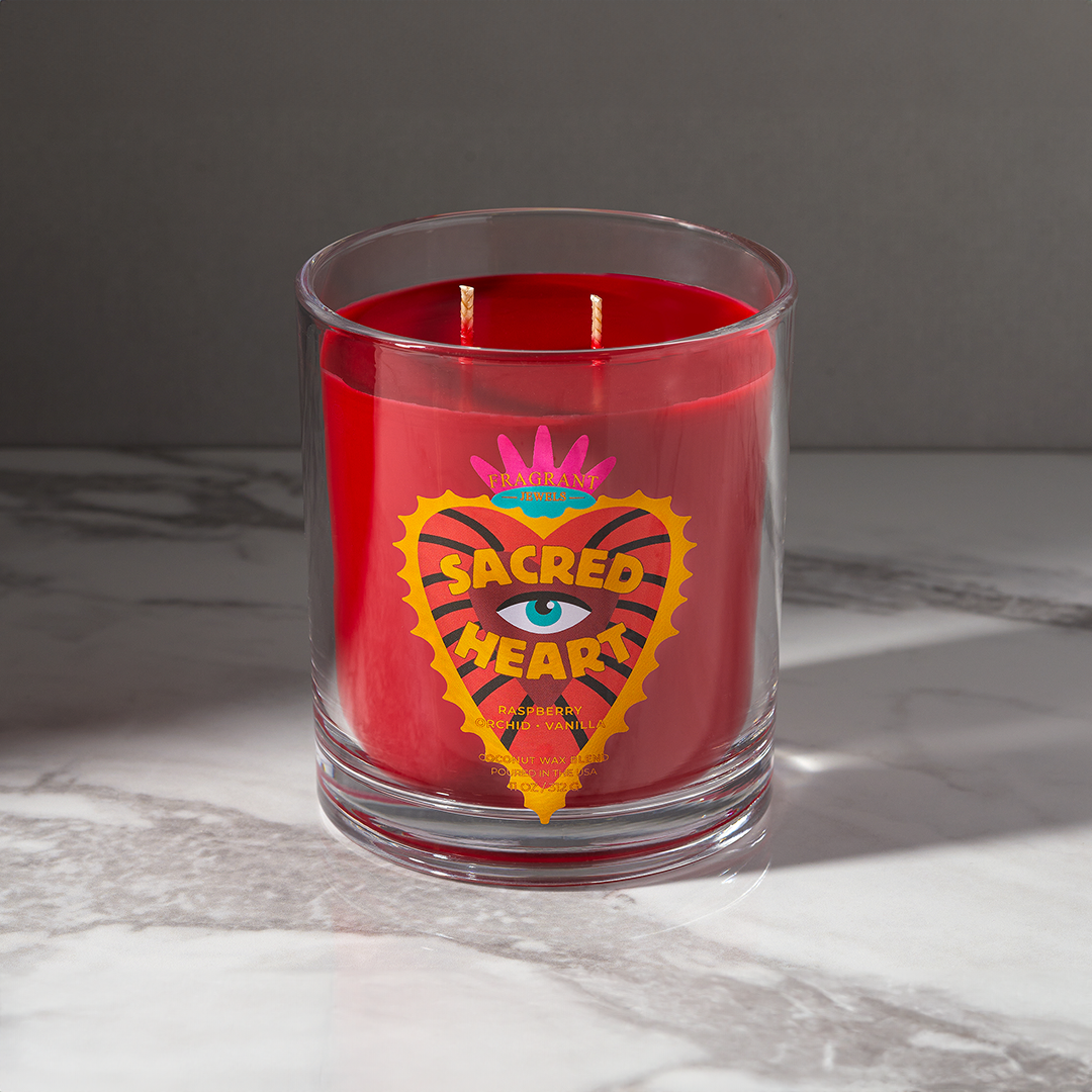 Sacred Heart - Jewel Candle
