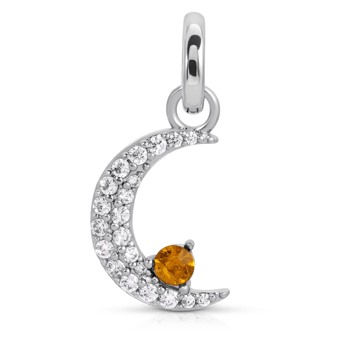 November Topaz Birthstone Charm - Moon (Rewards Store)