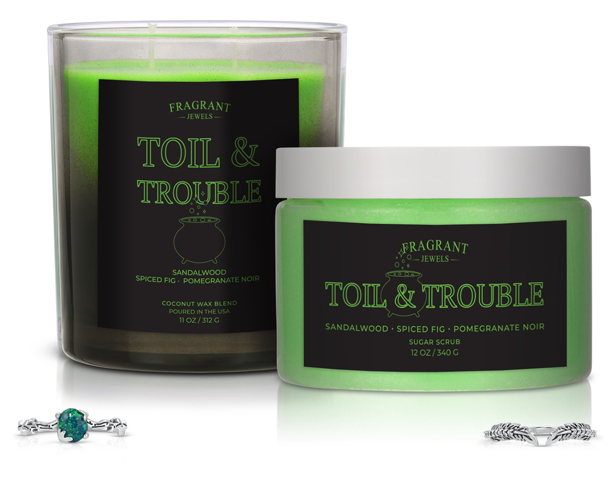 Toil & Trouble - Candle and Body Scrub Set