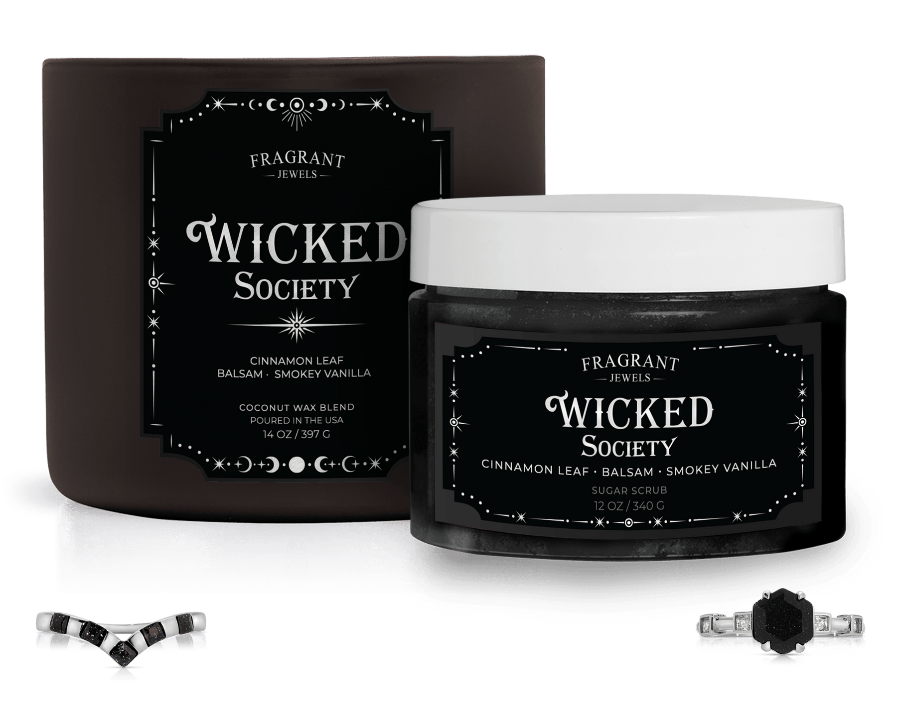 Wicked Society - Candle and Body Scrub Set