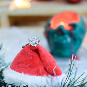 Yule Ghoul - Christmas Skull Pillar Candle