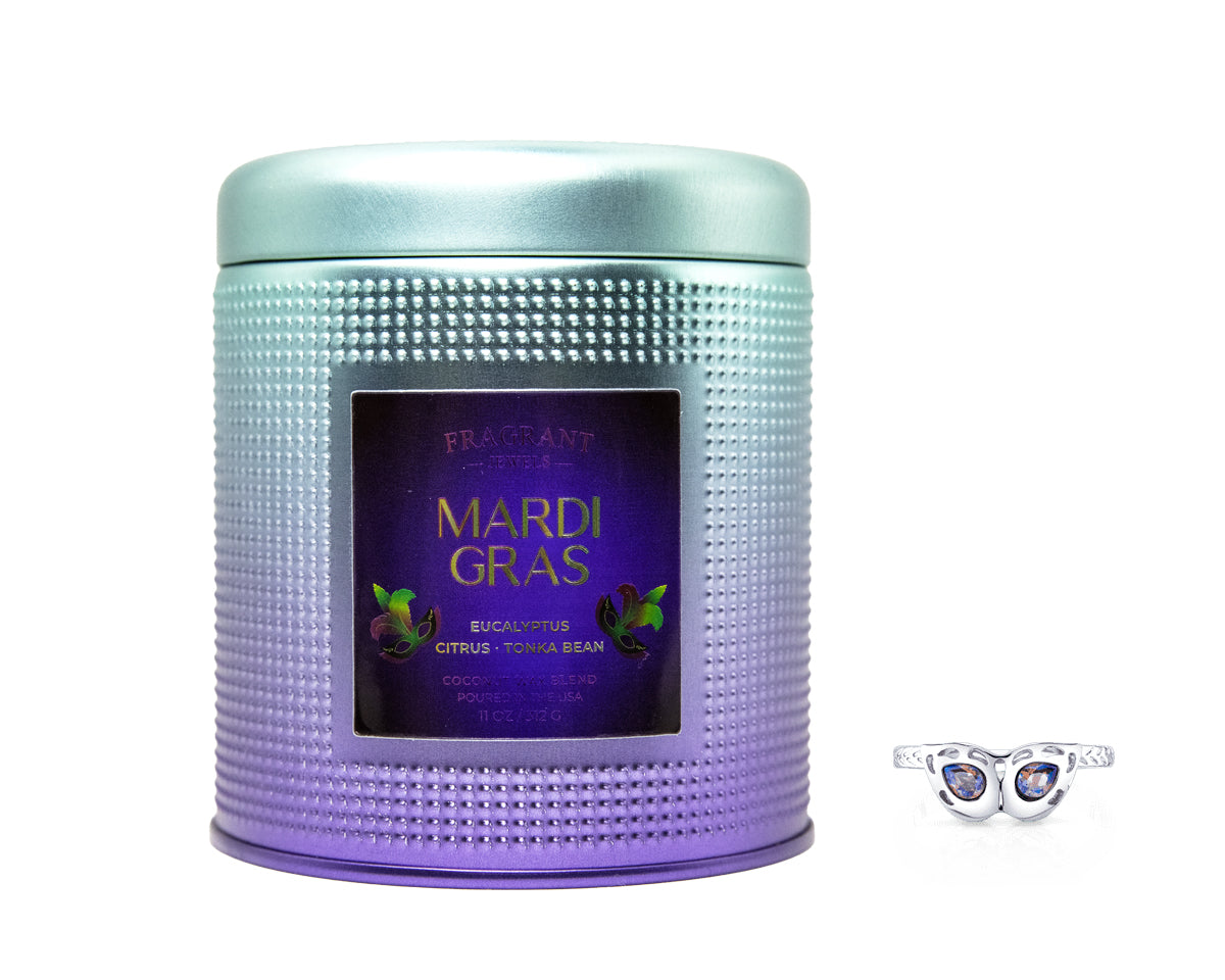 Mardi Gras - Carnival Collection - Jewel Candle