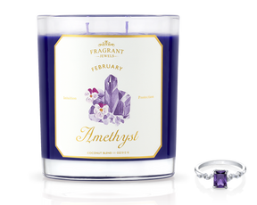 Amethyst - February Birthstone Collection - Jewel Candle