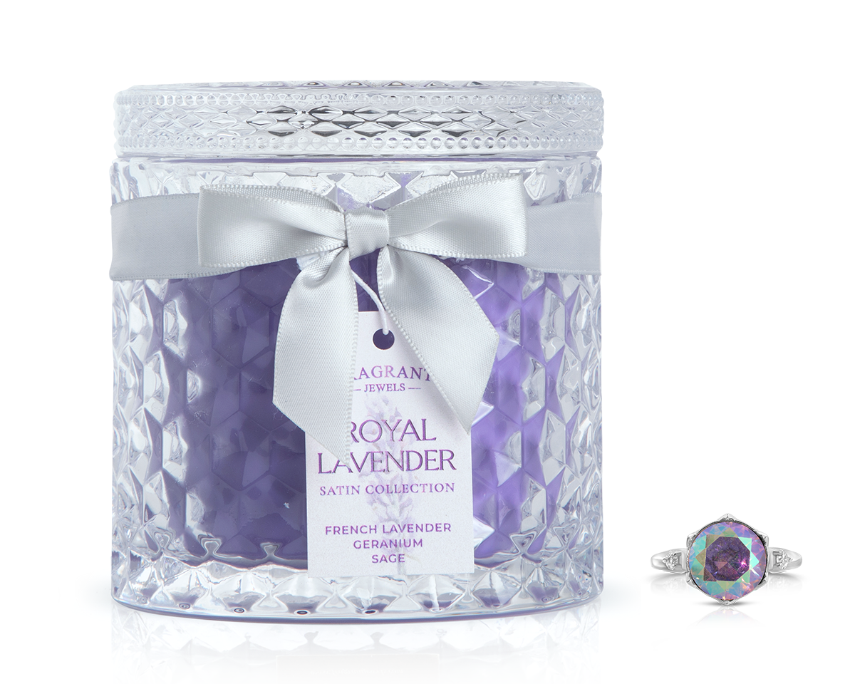 Royal Lavender - Satin Collection - Jewel Candle