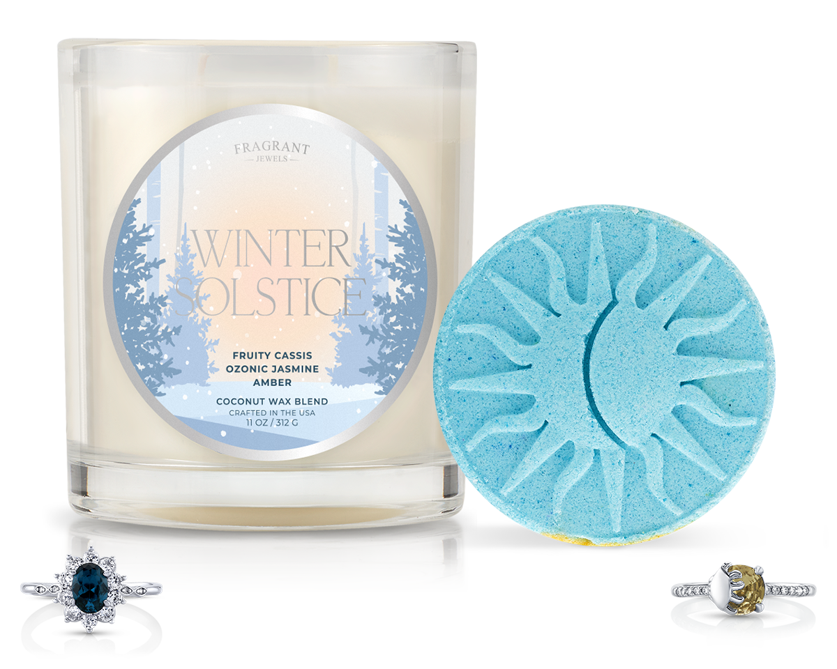 Winter Solstice - Candle and Bath Bomb Set