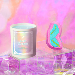 Angel Numbers - Candle and Bath Bomb Set