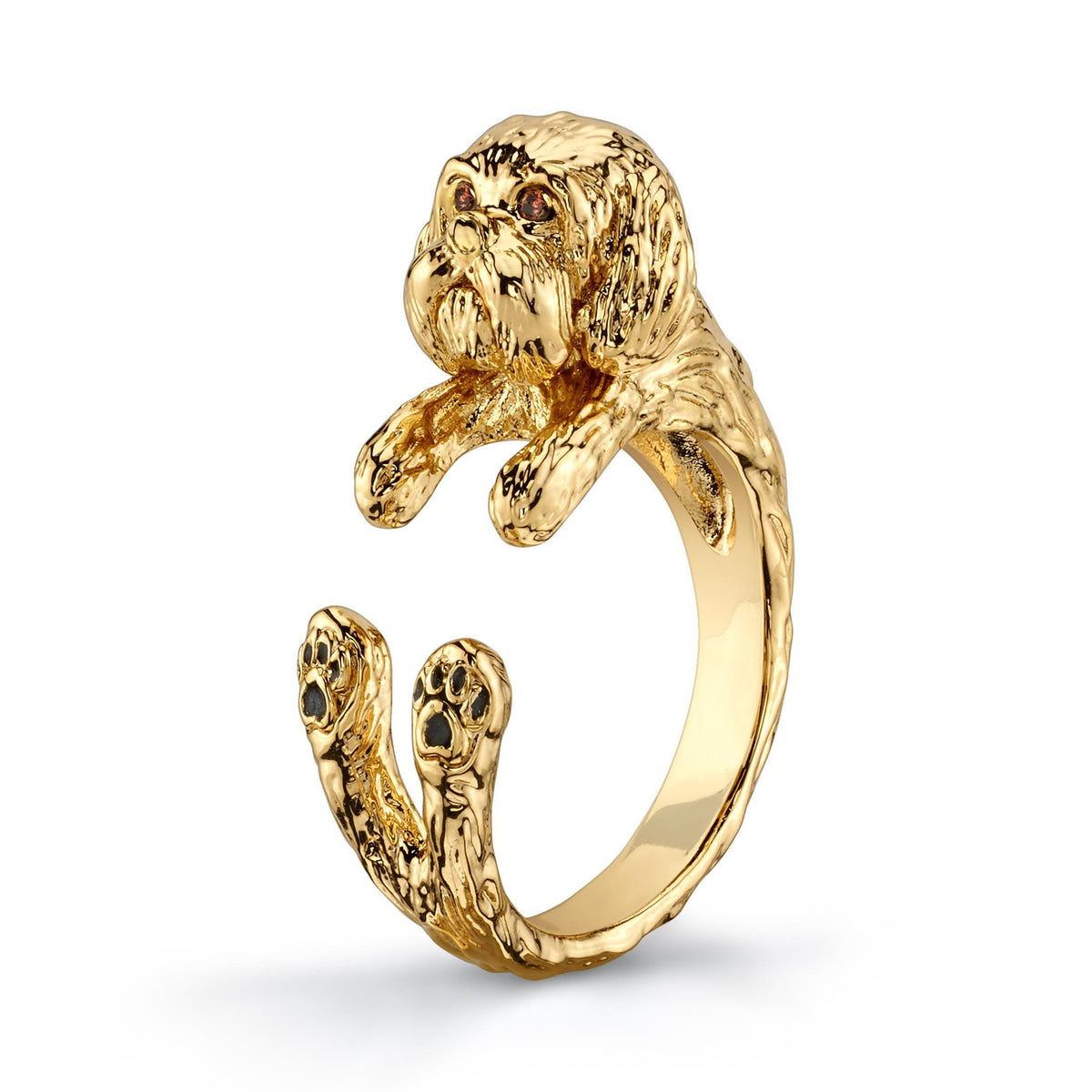 Puppy Ring Dipped in 14K Gold