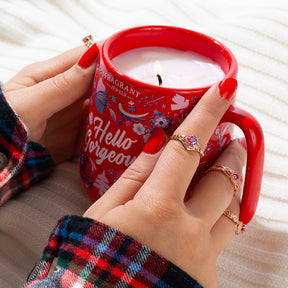 Cafe FJ: Peppermint Twist - Look at Me - Jewel Candle
