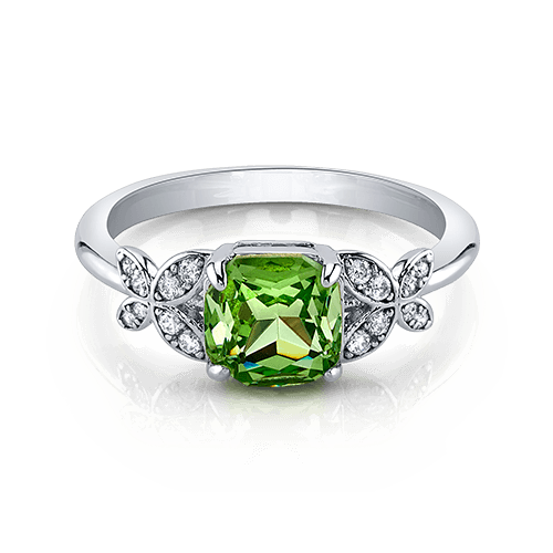 Green Butterfly Ring