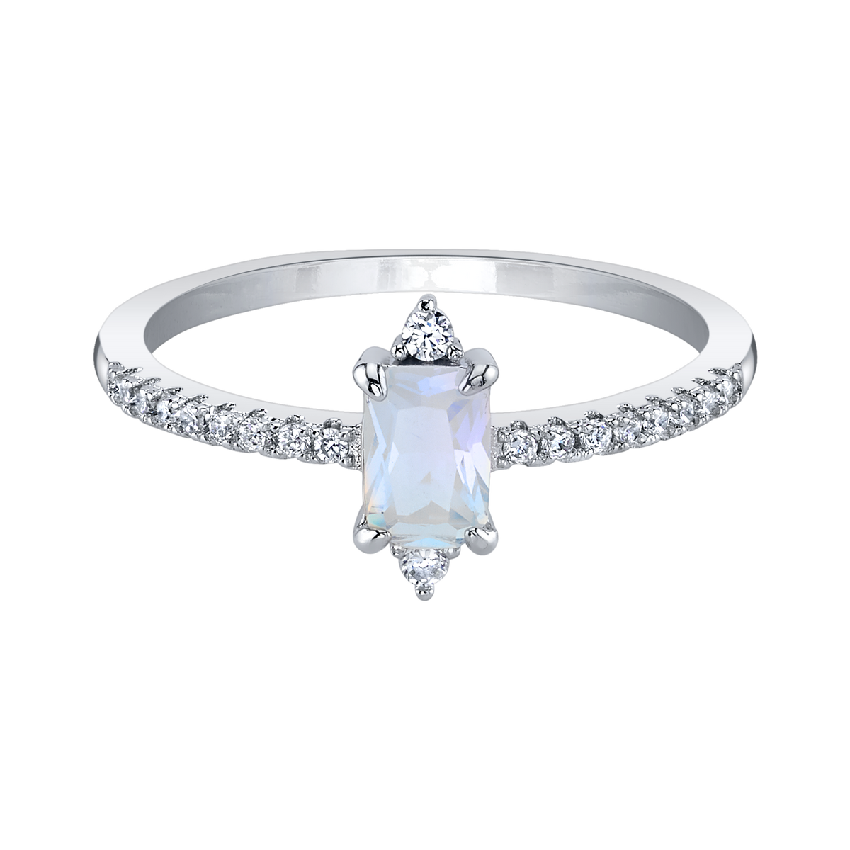 Winter Moonstone Ring