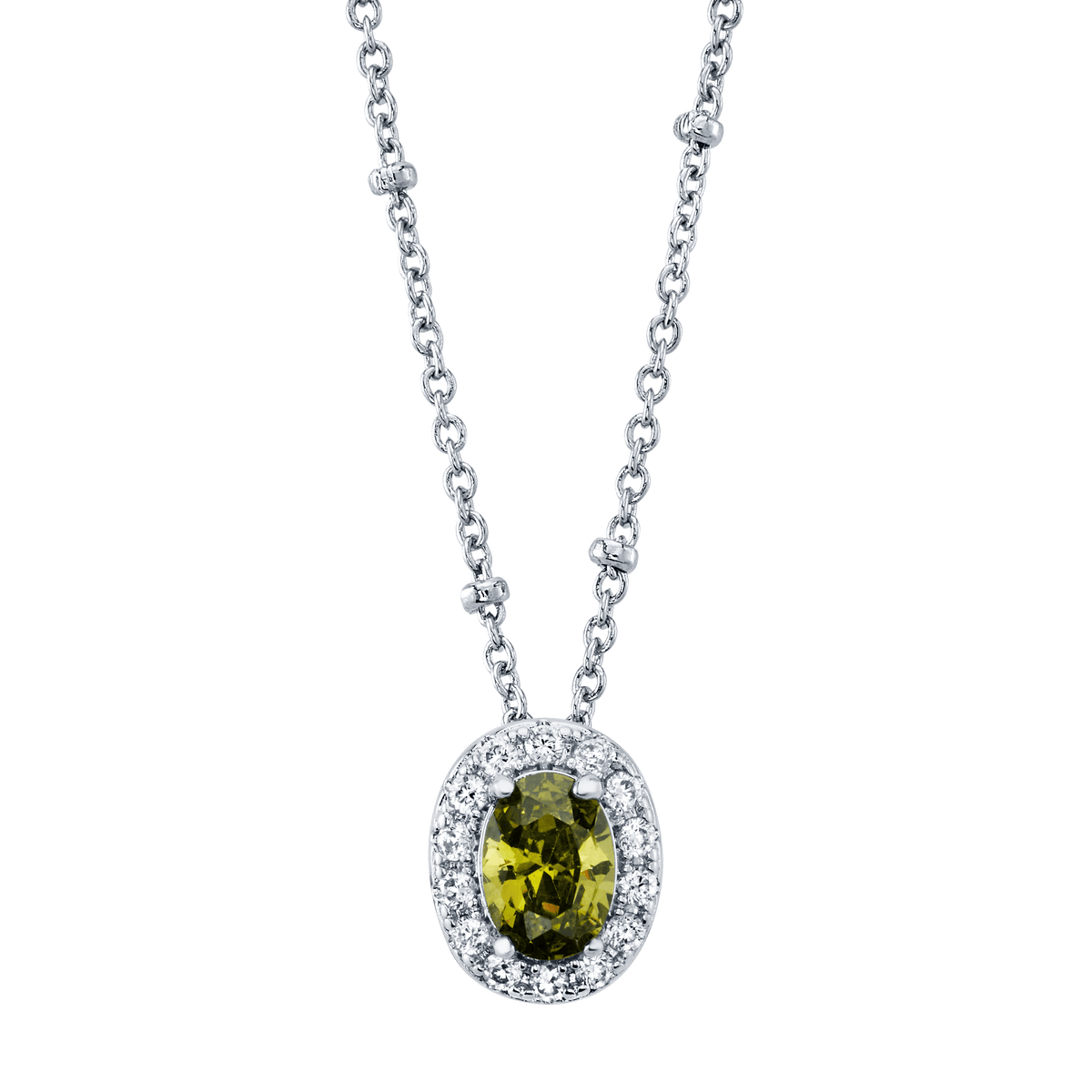 Peridot Birthstone Necklace