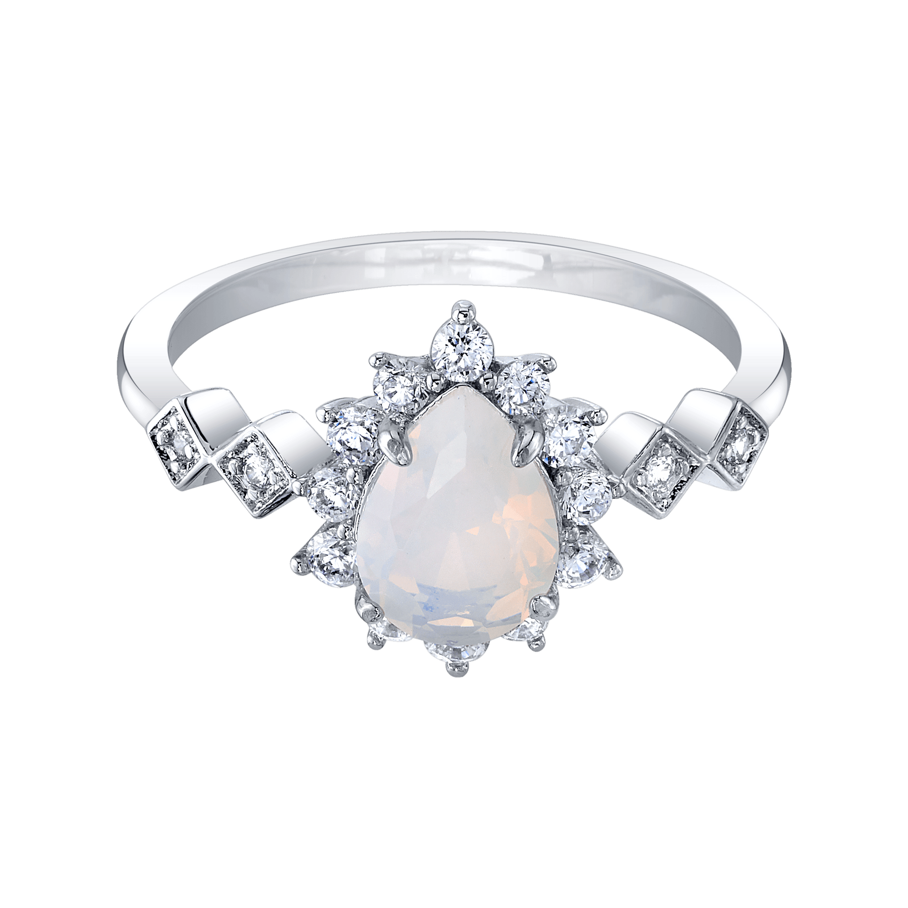 Radiant Moonstone Ring