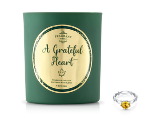 A Grateful Heart - Jewel Candle