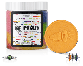 Be Proud - Bath Bomb and Body Scrub Set