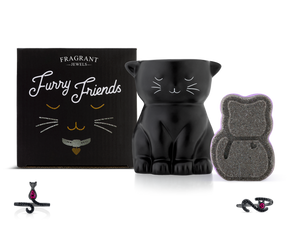 Midnight - Furry Friends Collection - Candle and Bath Bomb Set