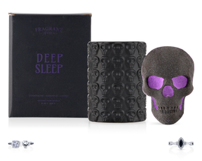 Deep Sleep - Jewel Candle and Bath Bomb Set