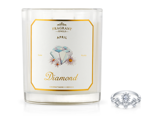 Diamond - April Birthstone Collection - Jewel Candle
