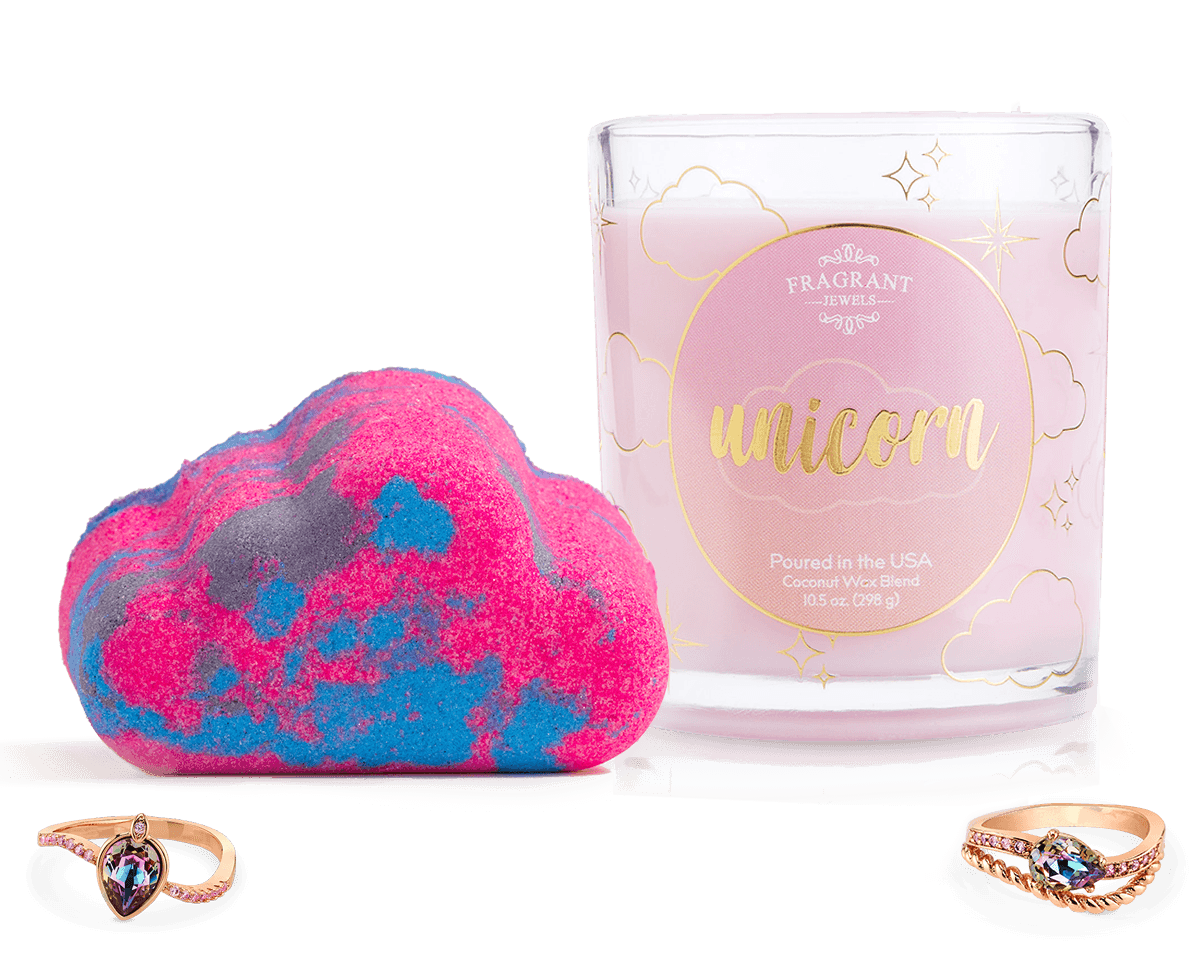 Unicorn - Fairytale Collection - Candle and Bath Bomb Set