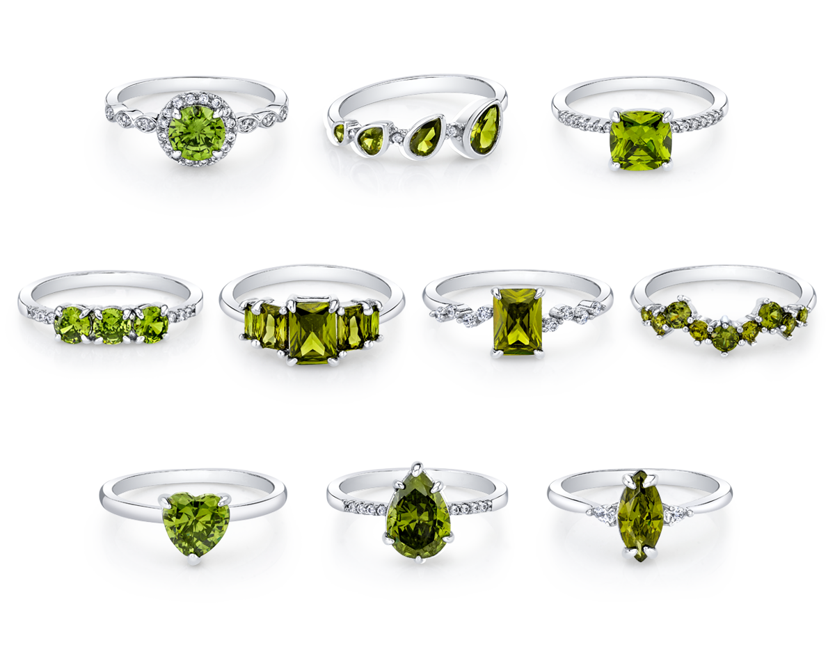 Peridot - August Birthstone Collection - Jewel Candle